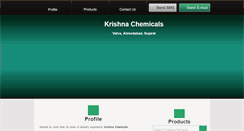 Desktop Screenshot of krishnachemicals.net